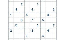 Mời các bạn thử sức với ô số Sudoku 2955 mức độ Khó