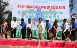 Khởi công bia tưởng niệm liệt sĩ tiếp tế đảo Cồn Cỏ