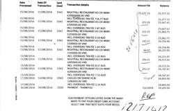 Ăn tối nhà hàng, bị quẹt thẻ gần 700 triệu: Phải xử lý nghiêm hành vi gian lận