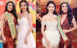 Ái Phương, Phan Thị Mơ đọ dáng cùng Miss Grand International 2016