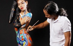 Body painting và ranh giới mong manh họa sĩ - người mẫu