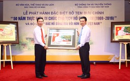 Phát hành đặc biệt bộ tem '50 năm thực hiện Di chúc Chủ tịch Hồ Chí Minh'