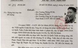 Tuấn 'khỉ' bắn chết người ở Củ Chi, cướp 1 tỉ đồng đưa cho 'Tý bà Dòm'