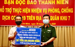 Trao 500 triệu đồng hỗ trợ tuyến đầu chống dịch