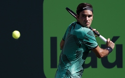 Federer dễ dàng đánh bại Del Potro ở vòng 3 giải Miami Open
