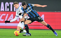 Chuỗi trận thắng liên tiếp thứ 9 của Inter Milan đã bị Atalanta chặn lại