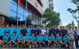 Đội tuyển U.20 Việt Nam thăm Tổng lãnh sự quán Việt Nam tại Nhật Bản