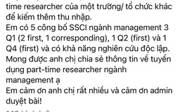 Lương tiến sĩ 6 triệu đồng/tháng: Thua tài xế công nghệ và phụ hồ