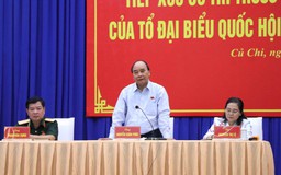 Chủ tịch nước Nguyễn Xuân Phúc tiếp xúc cử tri tại H.Củ Chi