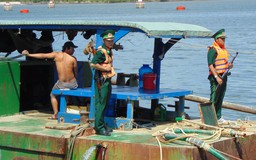 Truy quét trộm cát trên sông ở Bà Rịa-Vũng Tàu