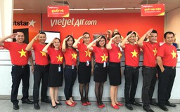 Vietjet rực đỏ mừng tết Độc lập 2/9