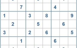 Mời các bạn thử sức với ô số Sudoku 4084 mức độ Khó
