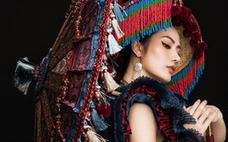 Diệu Linh mang bộ trang phục truyền thống 30kg dự thi Nữ hoàng Du lịch