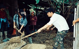 Ngọc Anh, Jolie Nguyễn cuốc đất lăn xả trong chuyến cứu trợ ở Hà Giang