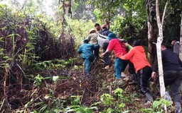 Chồng giúp dân, vợ gùi gạo bị động thai: Trai làng khiêng thai phụ vượt 20km rừng cấp cứu
