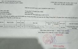 Kỷ luật nhóm điều dưỡng phát tán kết quả xét nghiệm Covid-19 giả