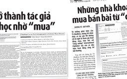 Mua bài báo khoa học: Hệ lụy từ cách đánh giá theo kiểu 'đếm bài'