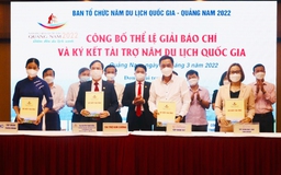 Hơn 38 tỉ đồng tài trợ cho Năm Du lịch quốc gia - Quảng Nam 2022