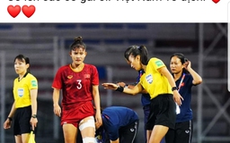 Nữ Việt Nam quyết thắng Thái Lan giành “ngôi Hậu', dân mạng xót xa cảnh rớm máu