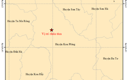Kon Tum: Lại xảy ra 4 trận động đất liên tiếp