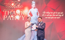 Vừa đăng quang, Hoa hậu Hoàng Thu Thảo đã lên chức giám đốc
