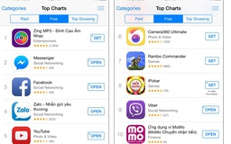 MoMo vào top 10 ứng dụng miễn phí nổi bật trên App Store