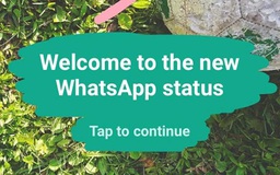 WhatsApp Status có mặt trên nền web