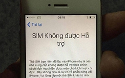 Sim ghép V2 lại bị khóa, người dùng iPhone khóa mạng nên làm gì?