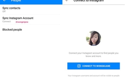 Facebook Messenger đồng bộ dữ liệu với tài khoản Instagram