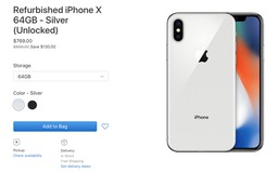 Apple bắt đầu bán iPhone X tân trang