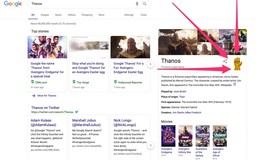 Google Search có trứng phục sinh từ nhân vật phản diện Thanos