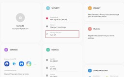 Ứng dụng Samsung Account yêu cầu xác thực hai yếu tố