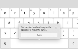 Windows 10 cải tiến hiệu năng bàn phím cảm ứng tương tự iOS