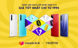 Nhiều điện thoại chơi game của Realme giảm giá sốc trong ngày hội 11.11