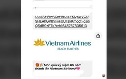 Lan truyền đường dẫn lừa đảo mạo danh Vietnam Airlines