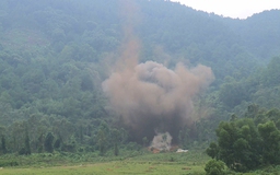 Hủy nổ thành công 2 quả bom ‘khủng’ ở Hà Tĩnh