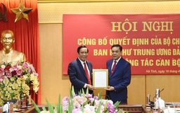 Giám đốc Công an Nghệ An được điều động làm Phó bí thư Tỉnh ủy Hà Tĩnh