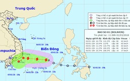 Áp thấp nhiệt đới trên Biển Đông đã mạnh lên thành bão