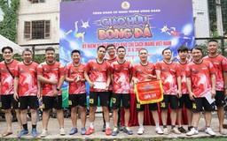 Báo Thanh Niên giành giải ba giải bóng đá mừng 97 năm Ngày báo chí cách mạng Việt Nam