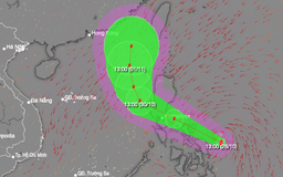 Bão Nalgae giật cấp 11 đang hướng về Biển Đông, cảnh báo gió mạnh