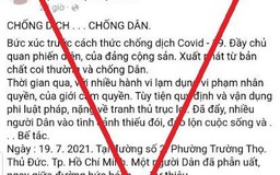 Đã xác định được kẻ tung tin xuyên tạc vụ người đàn ông tự thiêu giữa đường