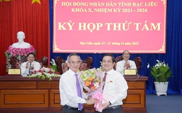 Ông Huỳnh Chí Nguyện được bầu làm Phó chủ tịch UBND tỉnh Bạc Liêu
