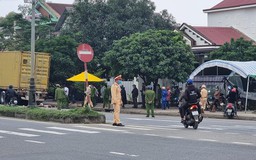 Tai nạn ở Quảng Trị: Xe container lùi, cán người đàn ông đang đi bộ tử vong
