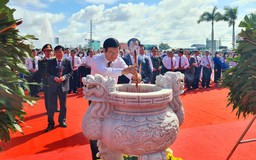 Nguyên Chủ tịch nước Trương Tấn Sang dự lễ kỷ niệm ngày Long An được phong tặng danh hiệu 'Trung dũng kiên cường'