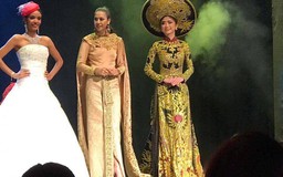 Thùy Dương đoạt giải Trang phục dân tộc tại Miss Heritage Global 2017