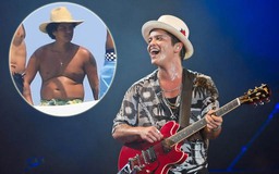 'Soái ca' Bruno Mars lộ ảnh béo phệ khiến fan không thể tin nổi