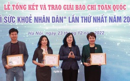Báo Thanh Niên đoạt giải nhì Giải Báo chí toàn quốc Vì sức khỏe nhân dân