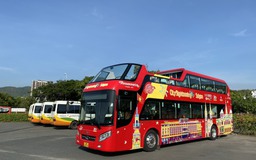 Nha Trang lần đầu có xe buýt 2 tầng phục vụ du khách miễn phí