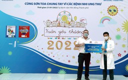 Sơn TOA Việt Nam mang không khí xuân đầm ấm đến Bệnh viện Nhi đồng Thành phố