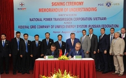 Ngành điện Việt - Nga ký kết thỏa thuận hợp tác lưới điện